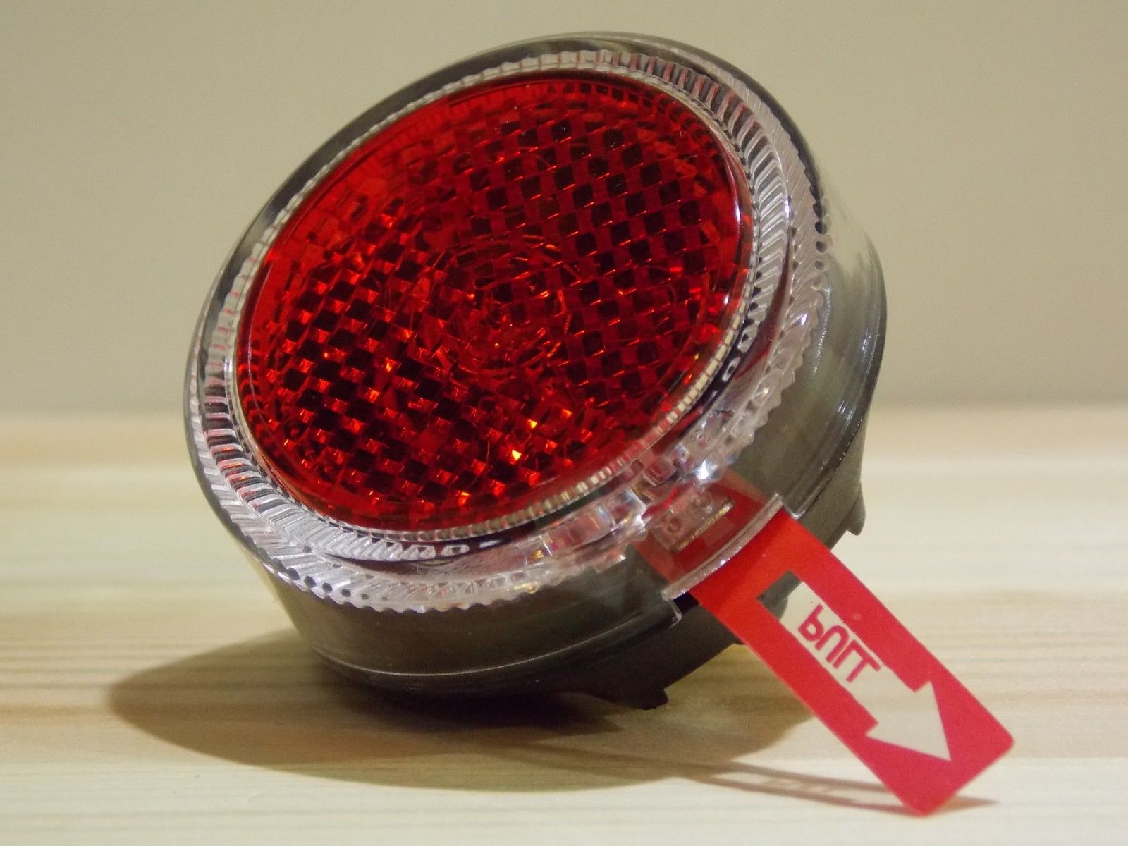 retrobikefranken - fahrrad rücklicht led batterielicht rückstrahler  schutzblech montage rot